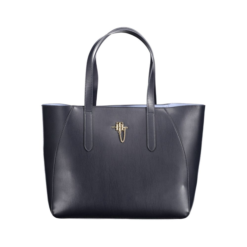 Blue Polyethylene Women Handbag