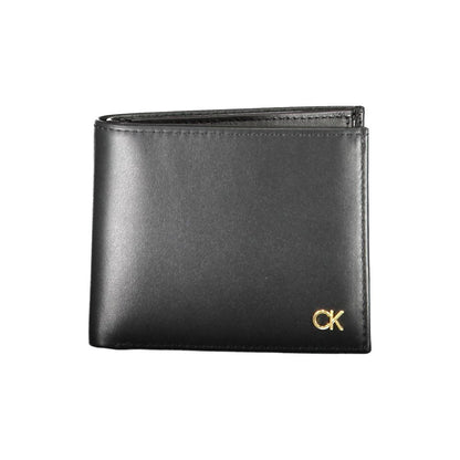 Black Leather Men Wallet