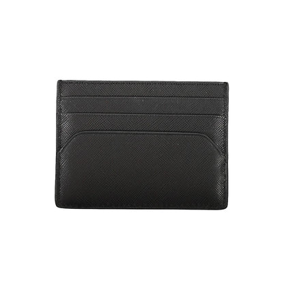 Black Leather Men Wallet