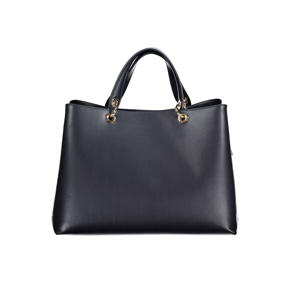 Blue Polyethylene Women Handbag