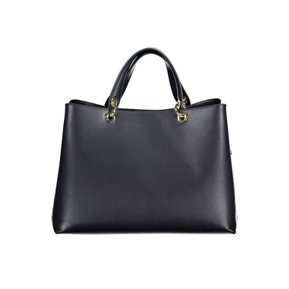 Blue Polyethylene Women Handbag