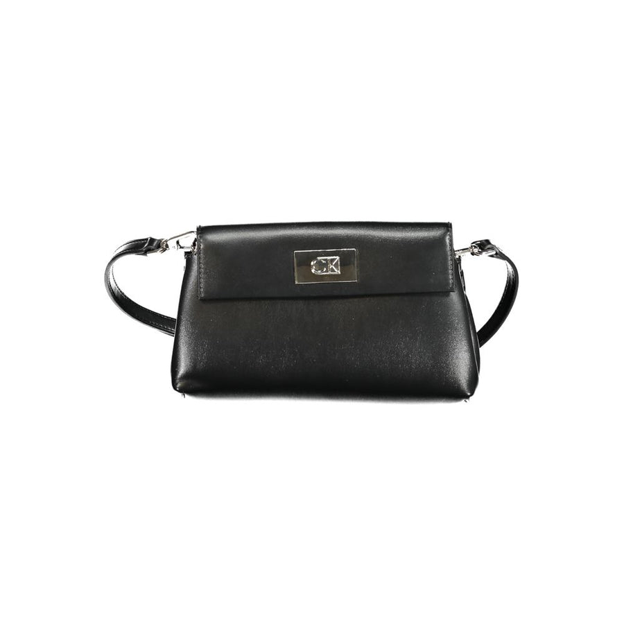 Black Polyester Handbag