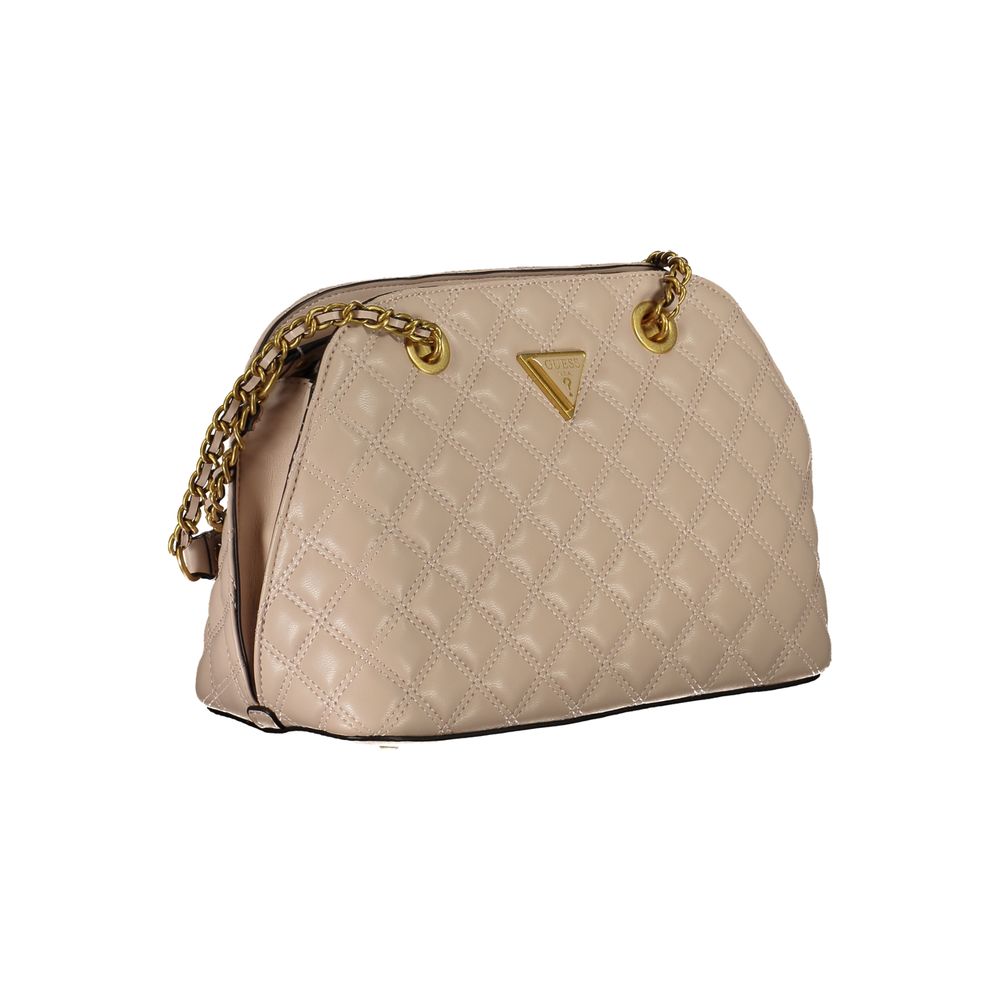 Beige Polyethylene Handbag