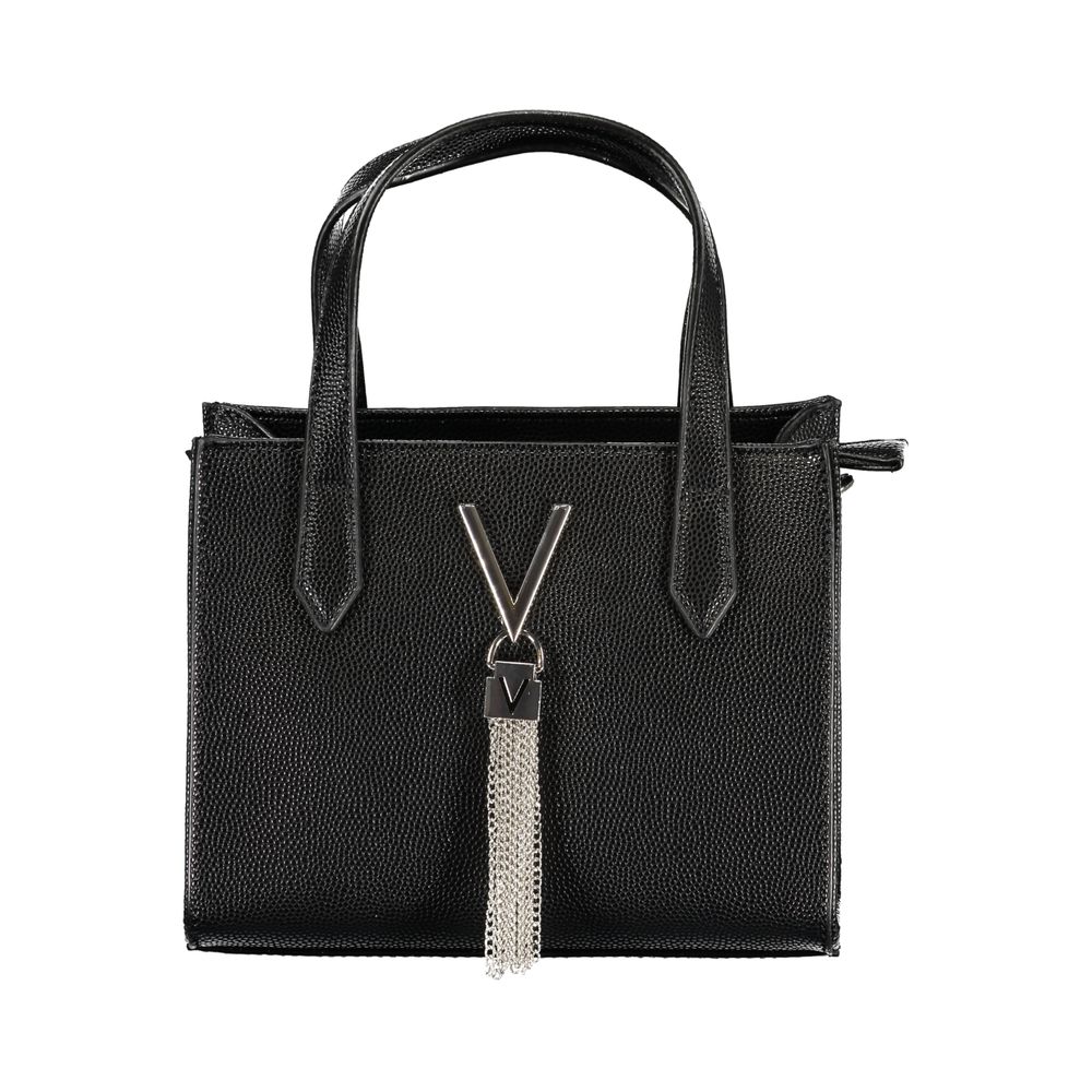 Black Polyethylene Women Handbag