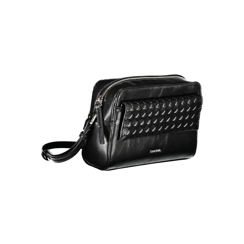 Black Polyester Handbag