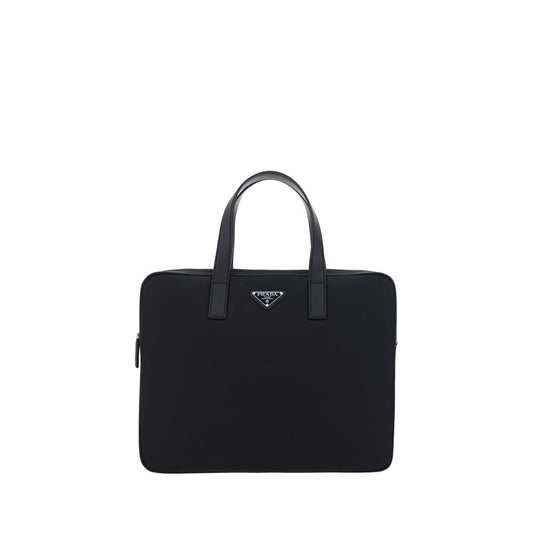 Black Polyamide Shoulder Bag