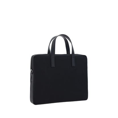 Black Polyamide Shoulder Bag