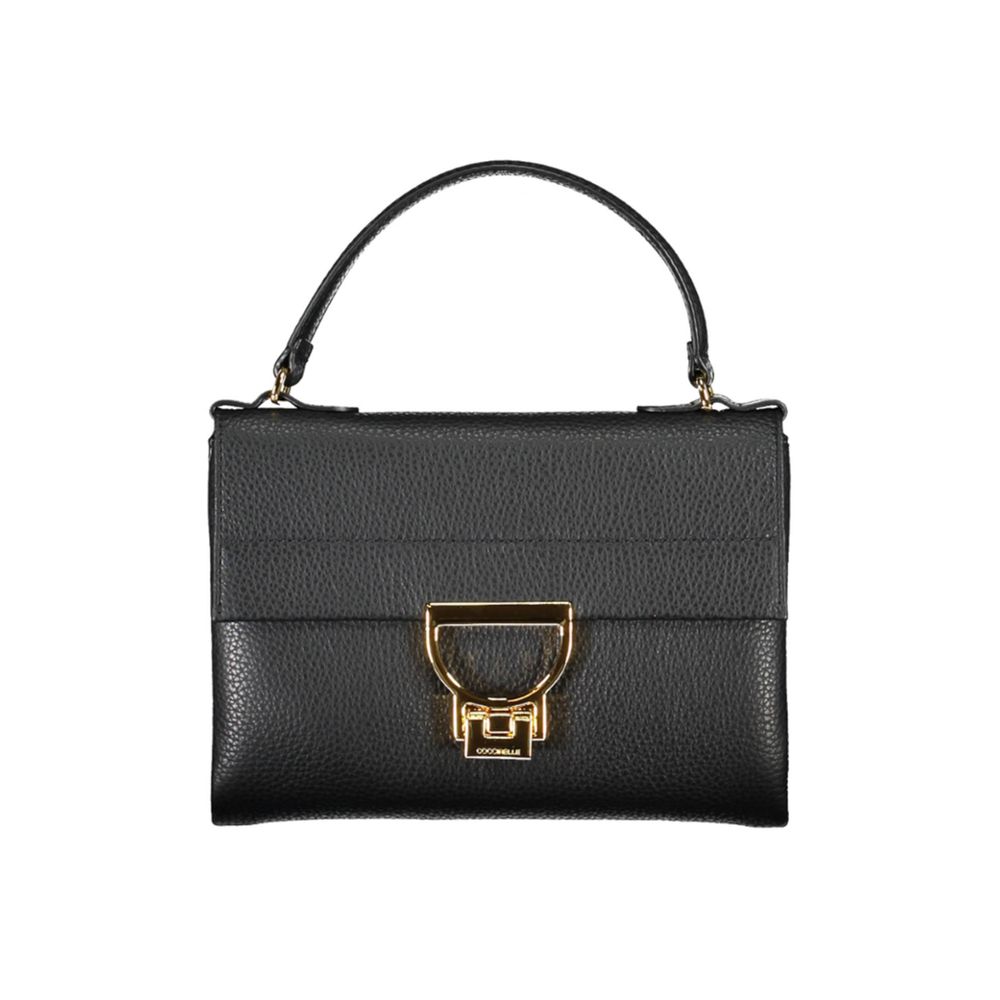 Black Leather Women Handbag