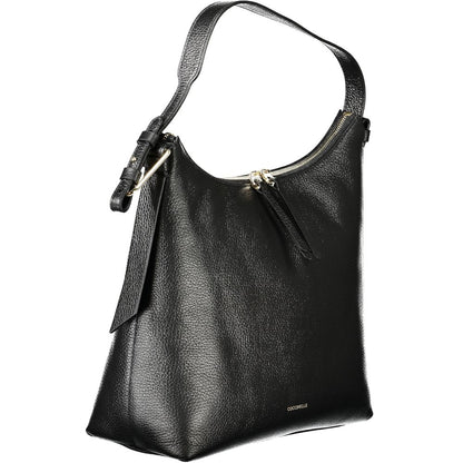 Black Leather Women Handbag