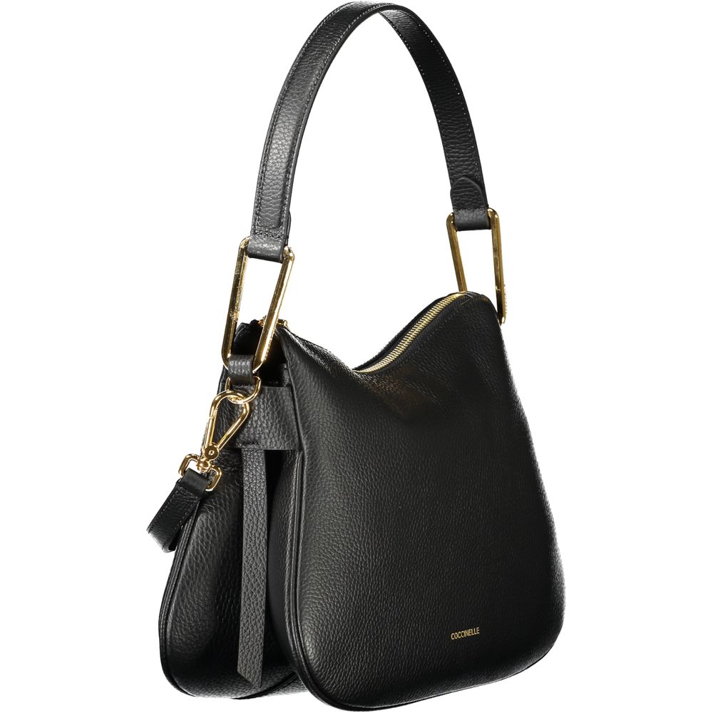 Black Leather Women Handbag