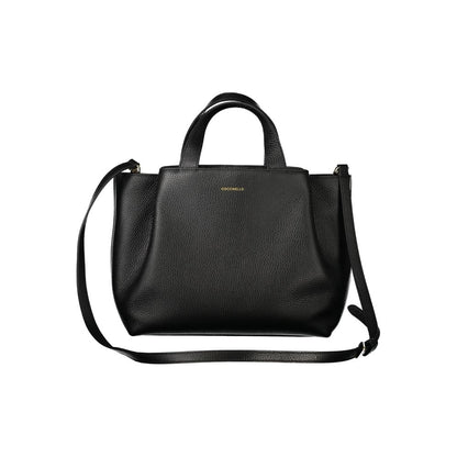 Black Leather Women Handbag