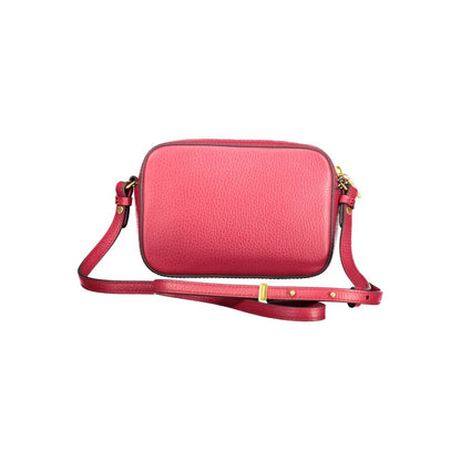 Red Leather Women Handbag