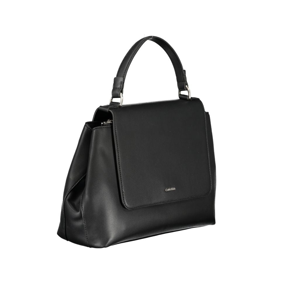 Black Polyester Handbag