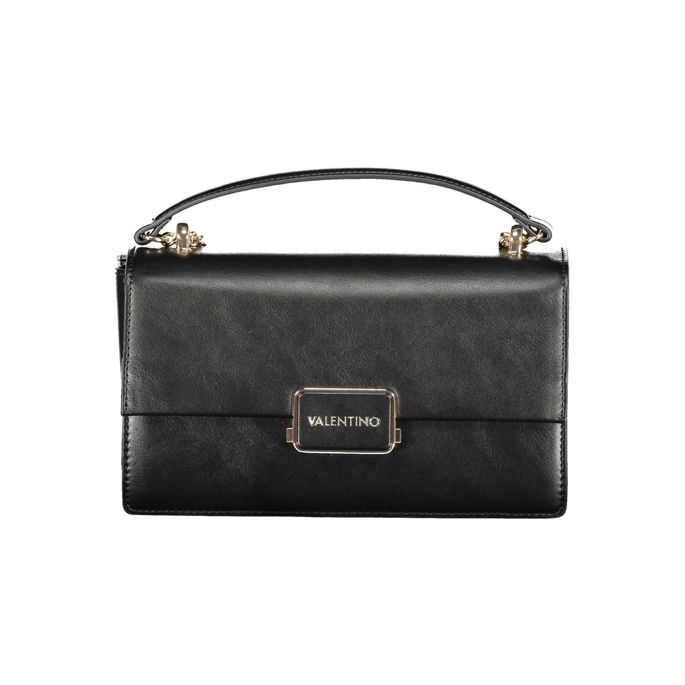 Black Polyethylene Women Handbag