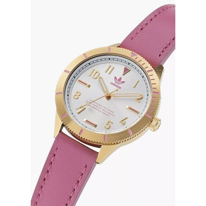 Multicolor Leather Dress Watch