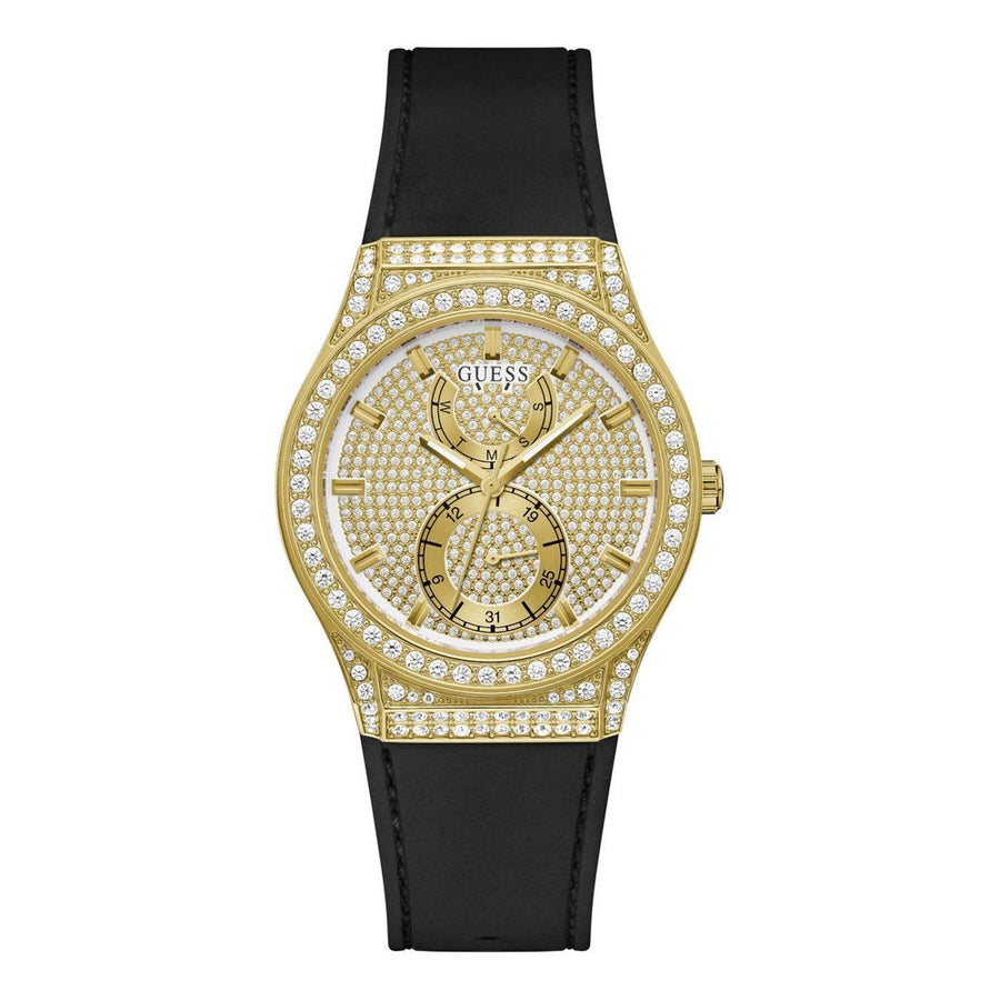 Black Synthetic Dress Watch