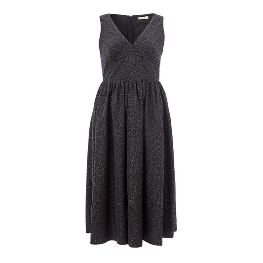 Black Polyethylene Casual Dress