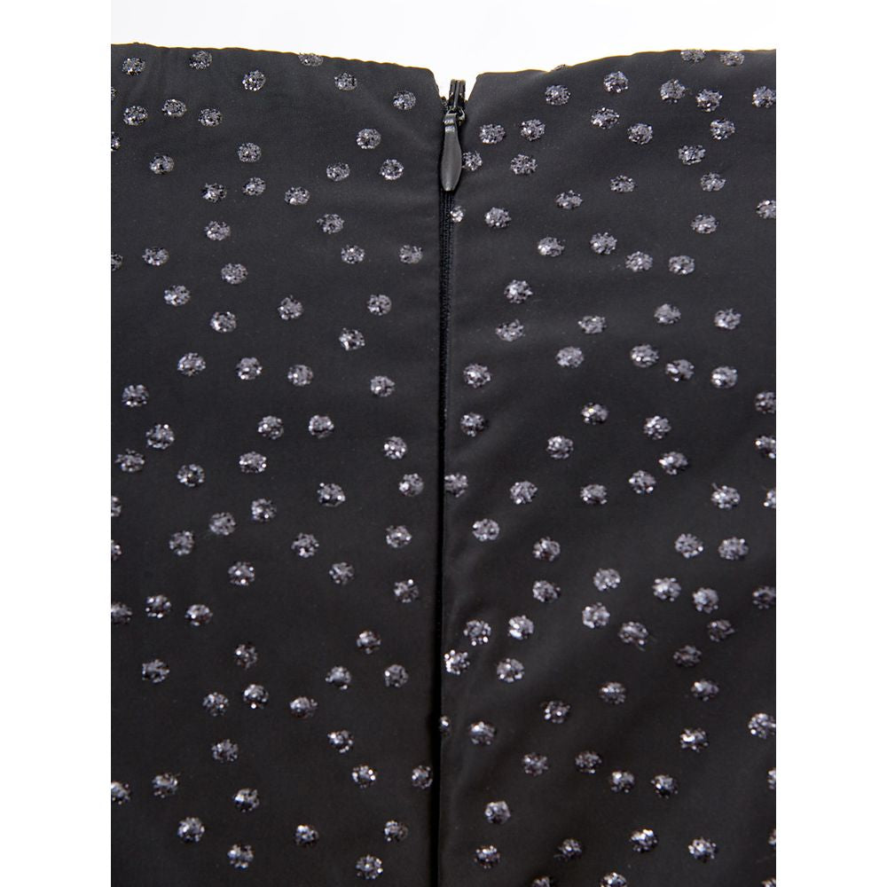 Black Polyethylene Casual Dress