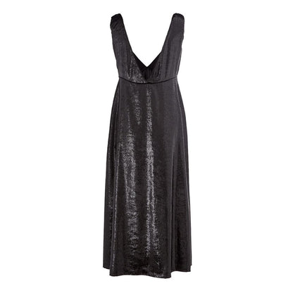 Black Polyester Cocktail Dress