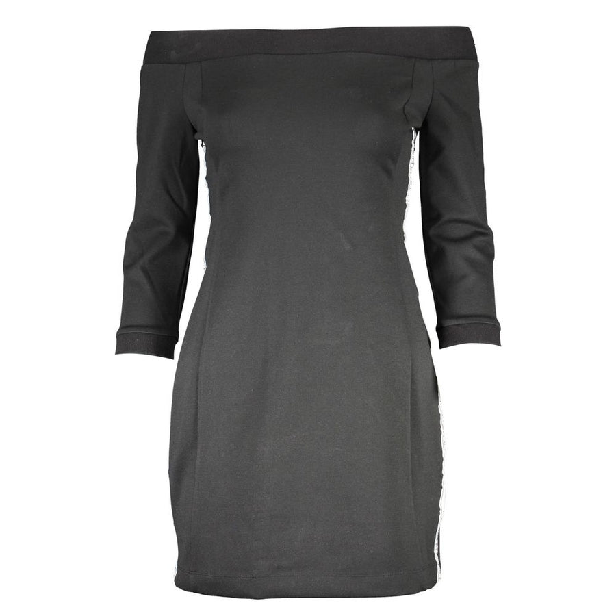 Black Polyester Women Dress