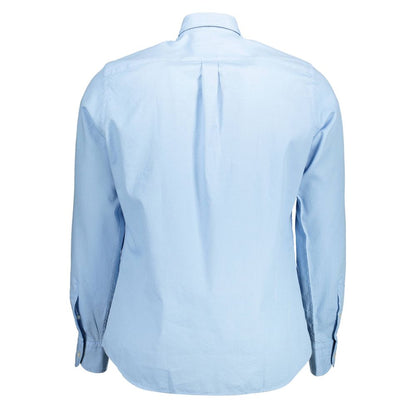 Light Blue Cotton Men Shirt