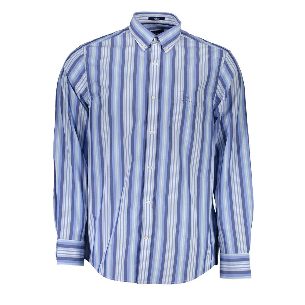 Light Blue Cotton Men Shirt