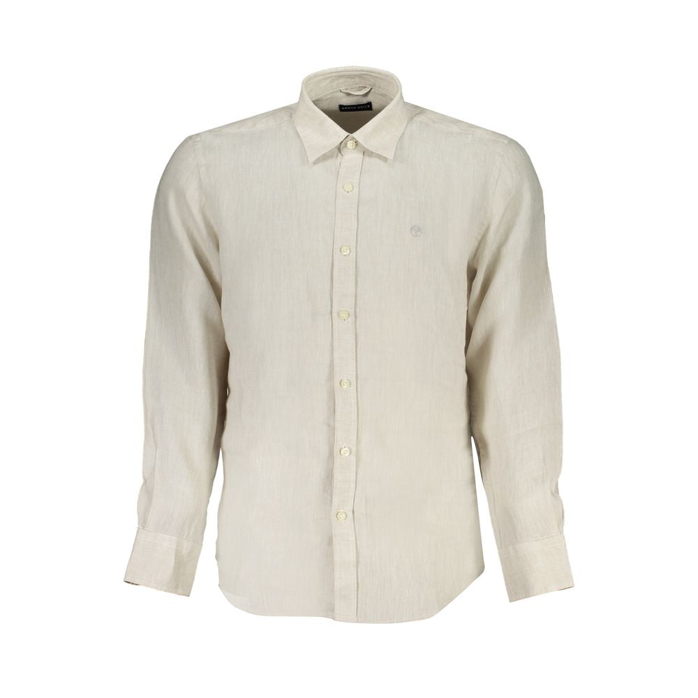 Beige Linen Shirt