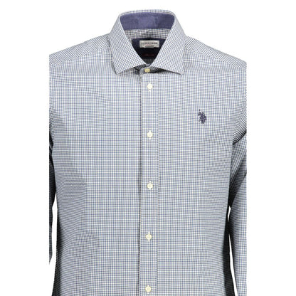 Light Blue Cotton Men Shirt