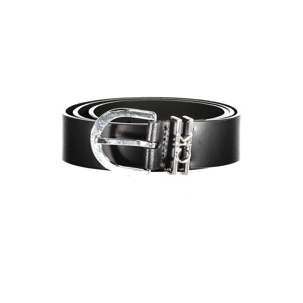 Black Leather Women Belt