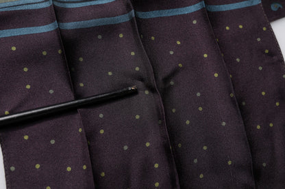 Purple Fantasy Silk Neck Wrap Shawl Scarf