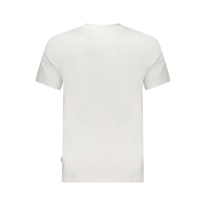 White Cotton Men T-Shirt