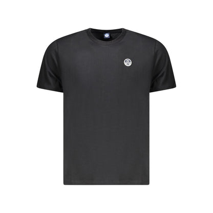 Black Cotton Men T-Shirt