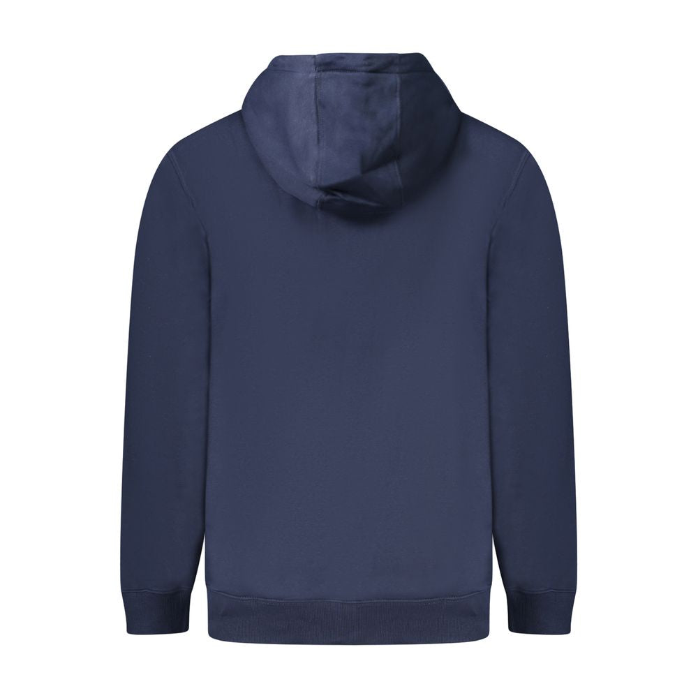 Blue Cotton Men Sweater