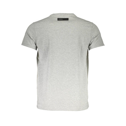 Gray Cotton Men T-Shirt