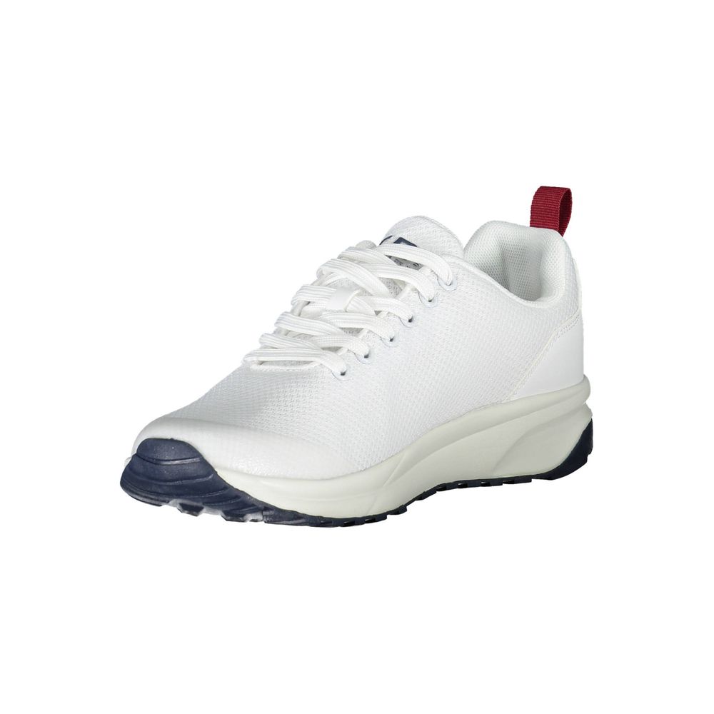 White Polyethylene Men Sneaker