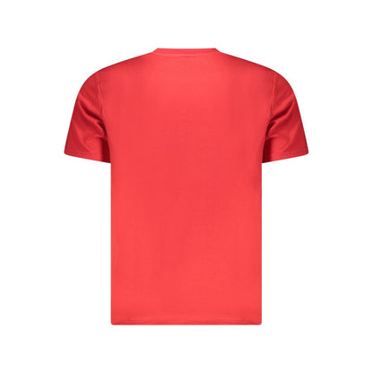 Red Cotton Men T-Shirt