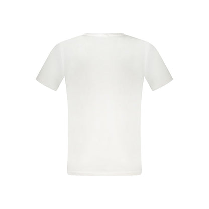 White Cotton Men T-Shirt