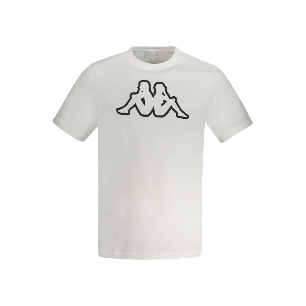 White Cotton Men T-Shirt