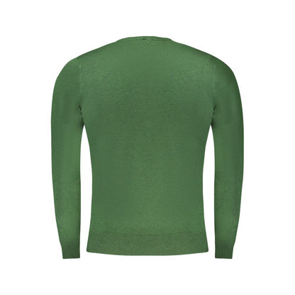 Green Viscose Men Sweater