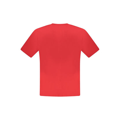 Red Cotton Men T-Shirt