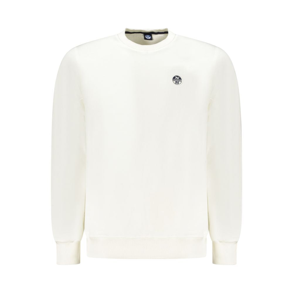 White Cotton Men Sweater