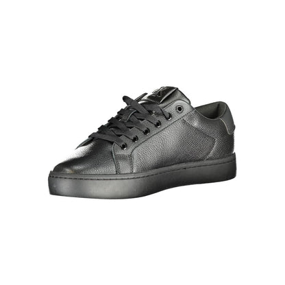 Black Polyethylene Men Sneaker