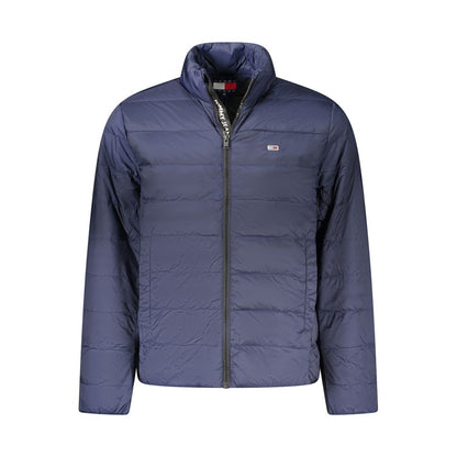 Blue Polyamide Men Jacket