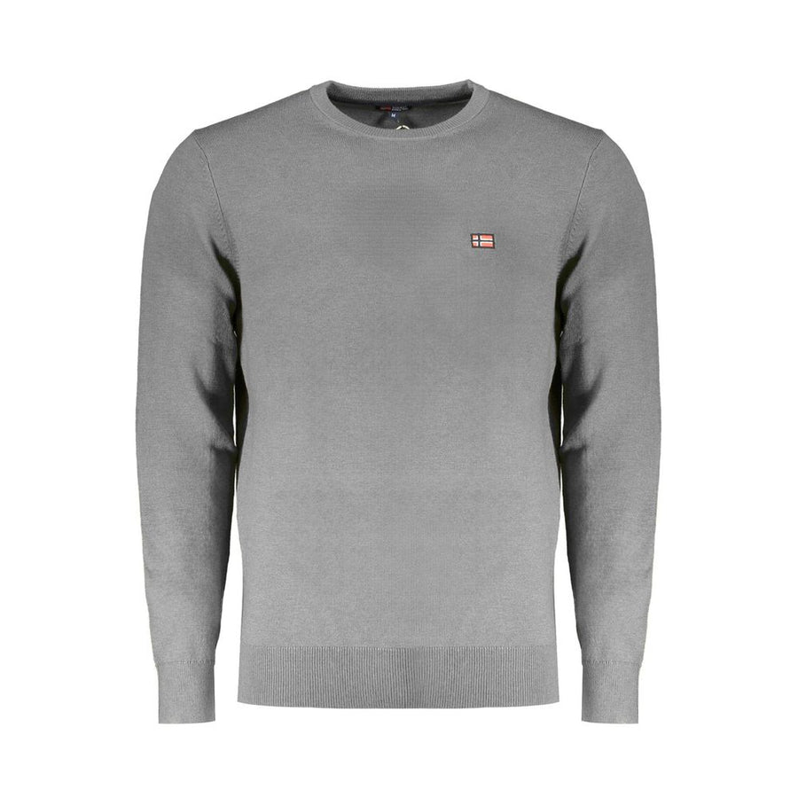 Gray Wool Men Sweater