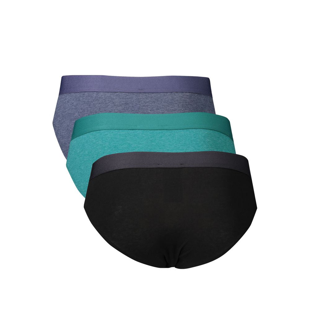 Green Polyester Men Underwear