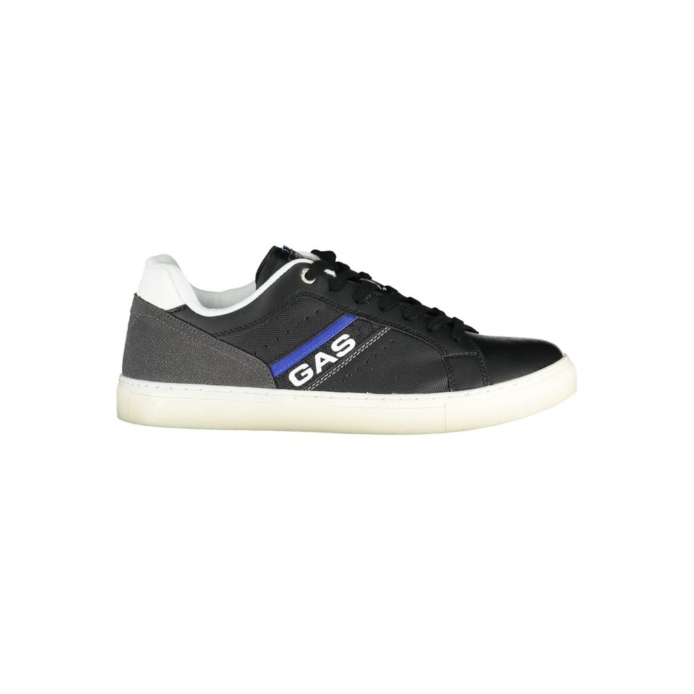 Black Polyester Sneaker