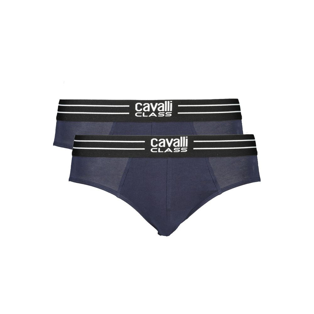 Blue Cotton Men Underwear