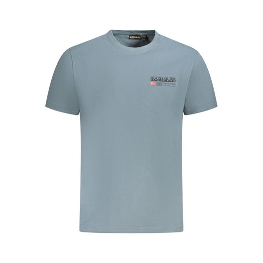 Gray Cotton Men T-Shirt