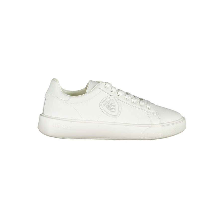 White Leather Men Sneaker