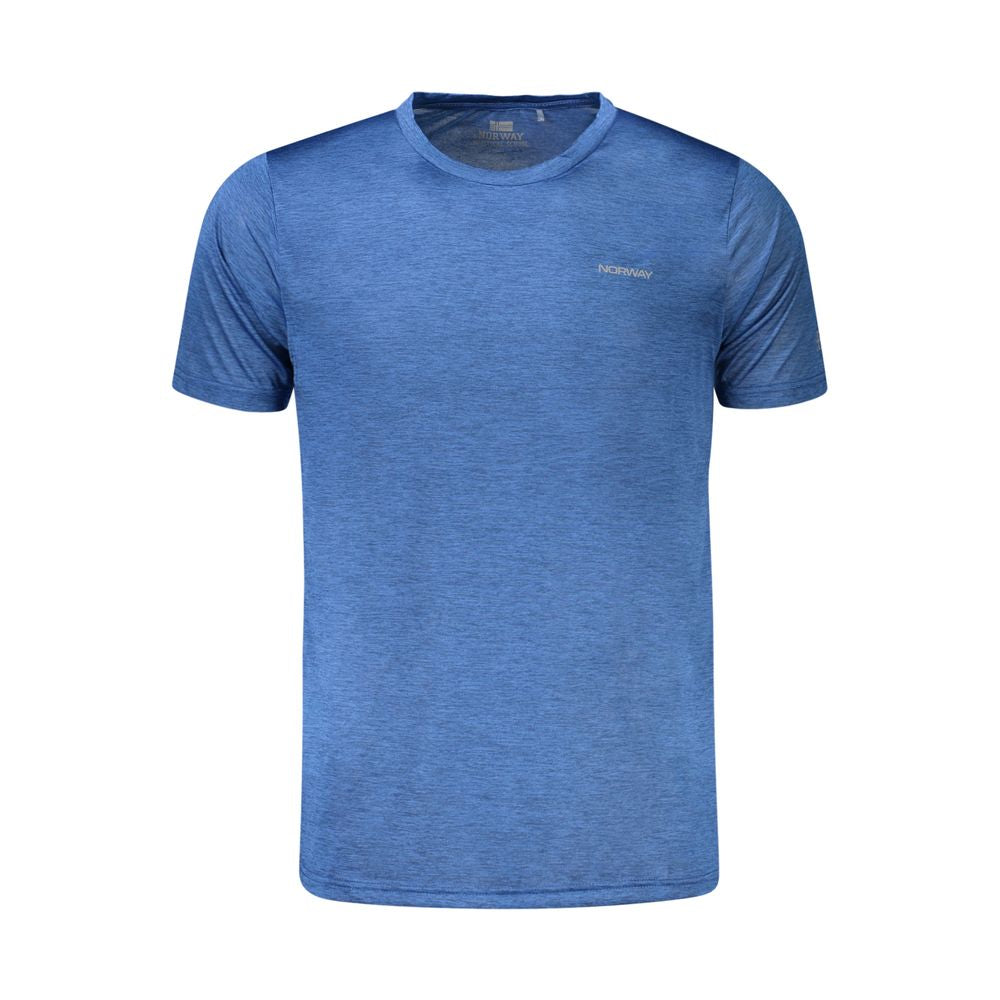 Blue Polyester T-Shirt